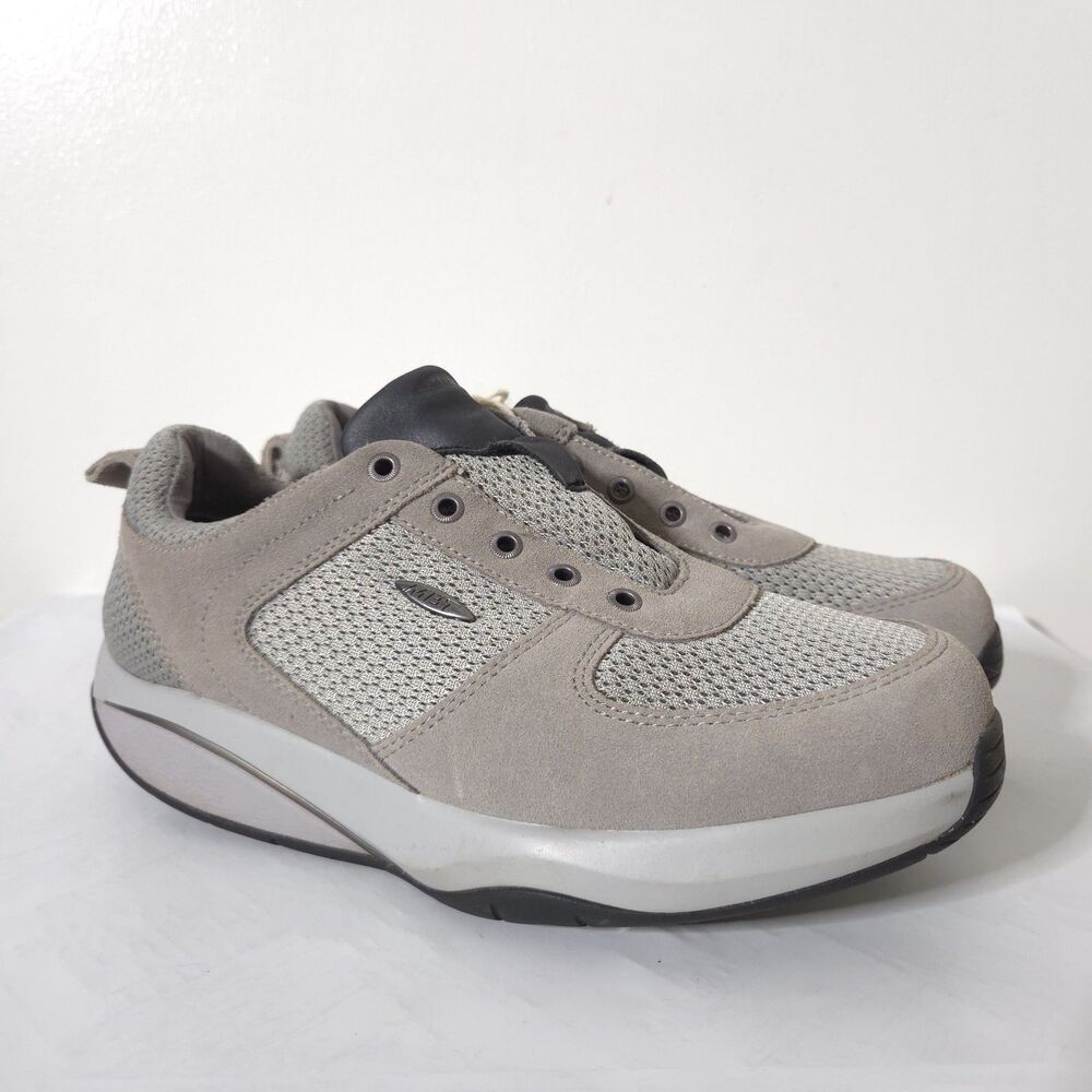 MBT Women's Gray Anataka Rocker Bottom Walking Shoes US 9-9.5